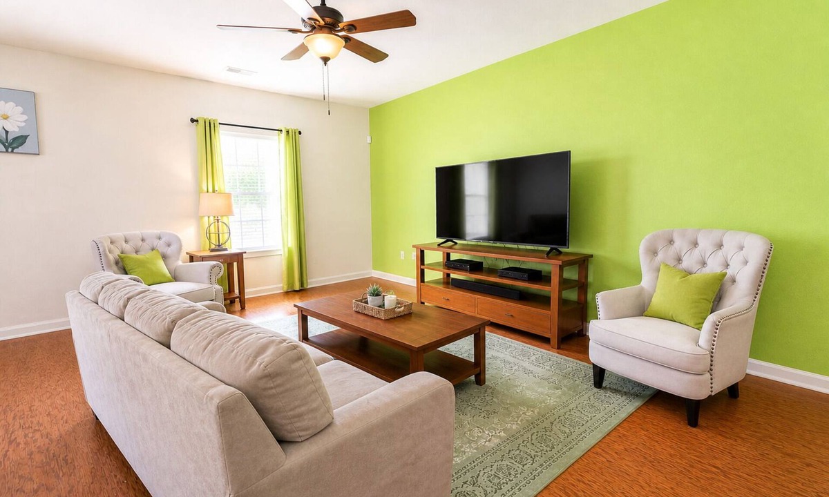 Charlotte House | 4BR Home Near 1-485 and Golf Course+ Gazebo+ 2car Garage + fenced backyard