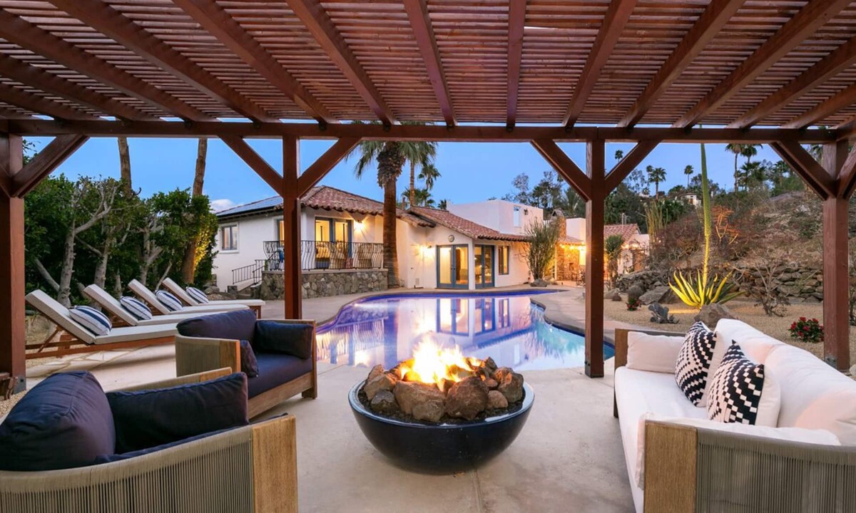 Palm Springs House | Authentic Spanish Hacienda! Expansive Mountain Views! Pool!