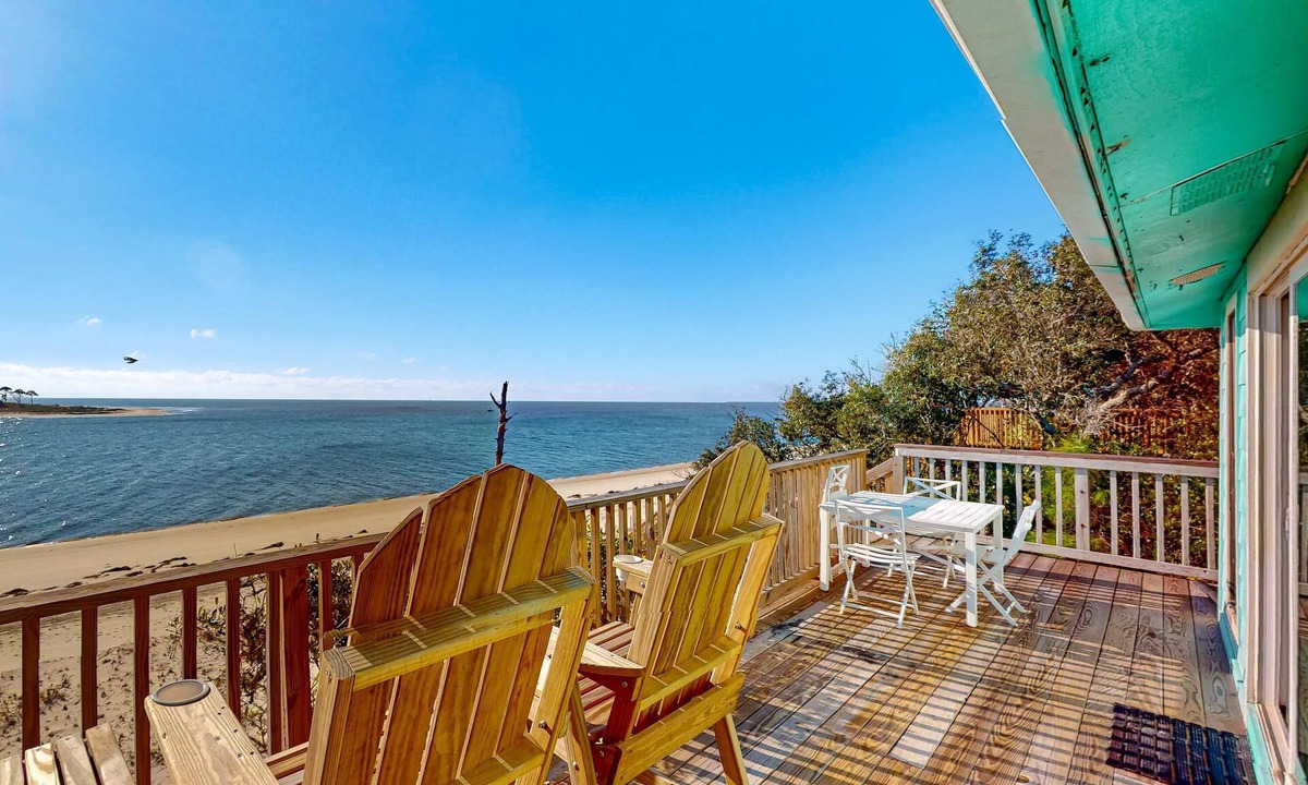 Indian Pass House | Beachfront dune cottage with deck & view of St Vincent Island
