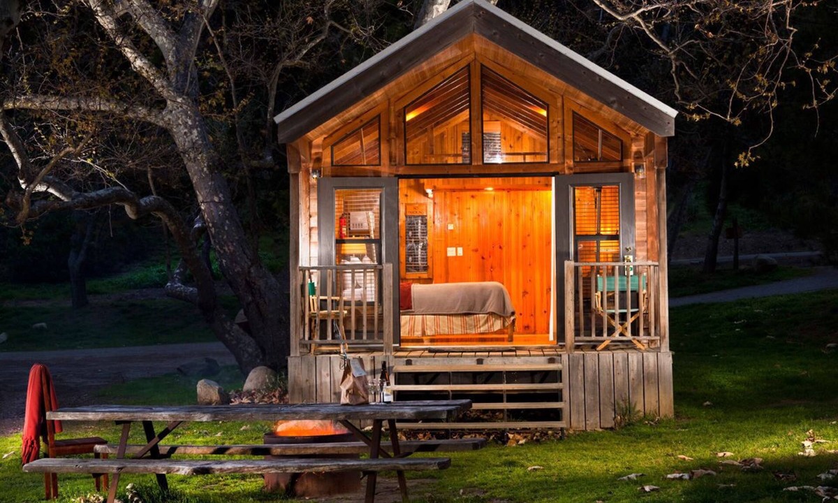 Goleta Cabin | Cabin | Creek Deck + Firepit | No Hidden Fees