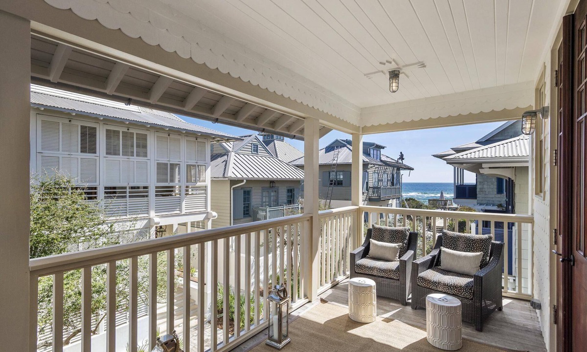Rosemary Beach House | Designer Beach Home + Guest Home & Private Beach