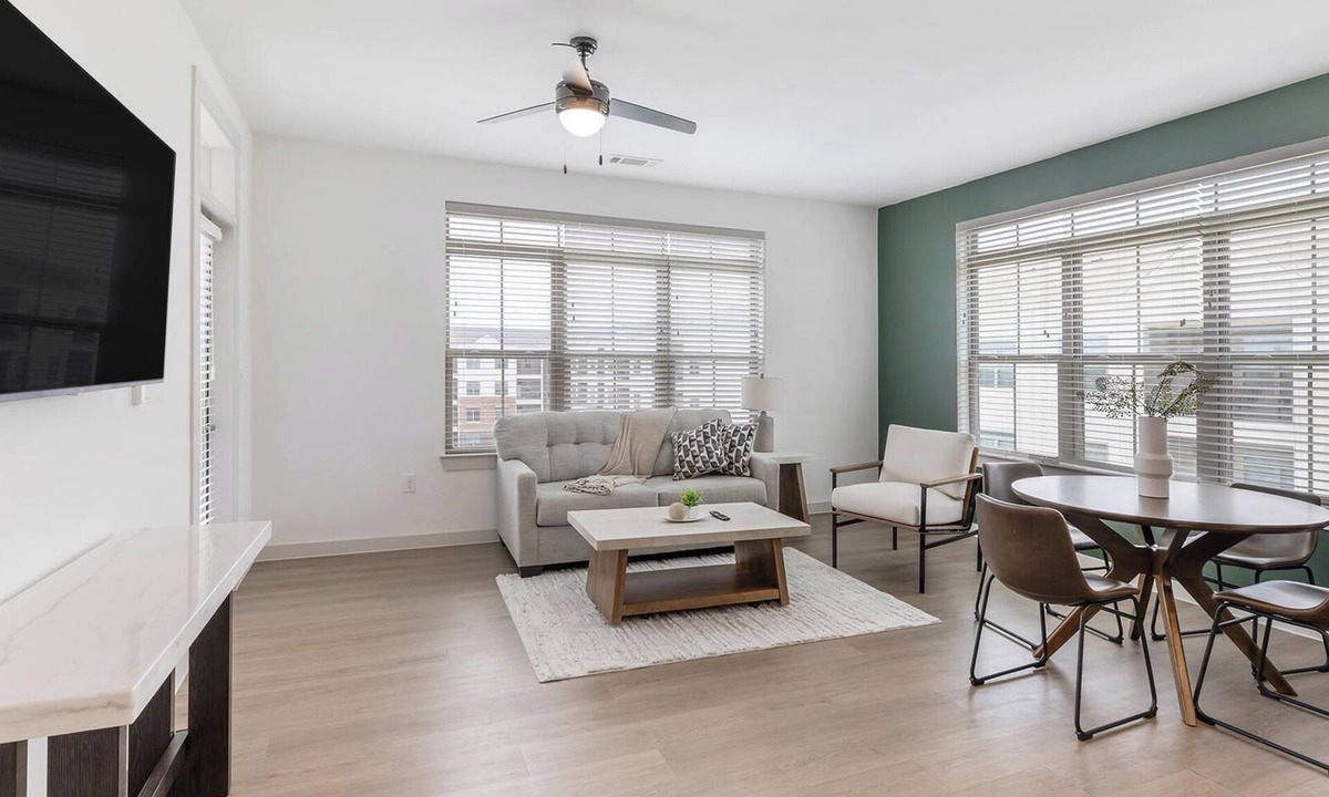 Celina Apartment | Landing | Stylish 2BD, Gym, Courtyard