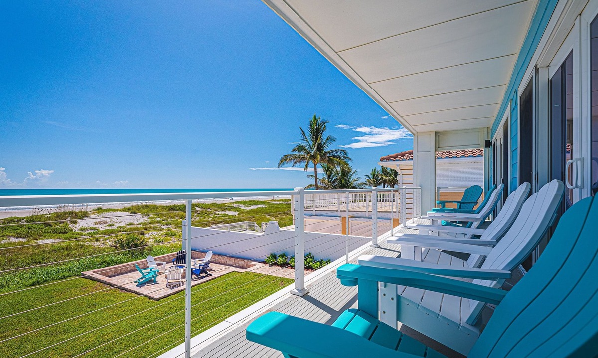 Cocoa Beach House | Luxury BEACHFRONT hideaway with HOT TUB and DIRECT BEACH access!