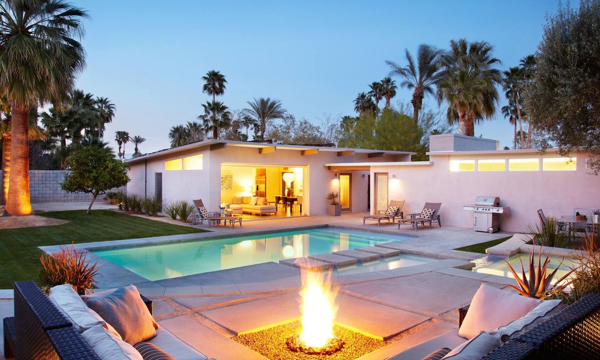 Racquet Club Estates House | Luxury Mid-Century Modern Retreat with Saltwater Pool/Spa & 5-Star Reviews