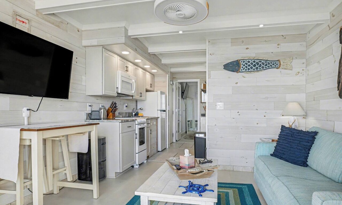 Crescent Beach Condo | 'Newly Remodeled' - Beautiful beach themed Oceanfront Condo on Crescent Beach