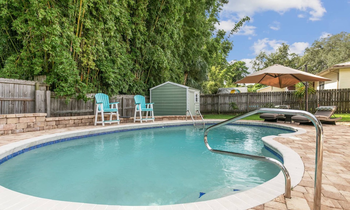St. Augustine South House | Oasis Pool House! Close to DT, Beach & Boat ramp. Pet-Friendly!