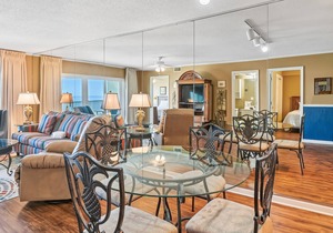 Seacrest 708 is a Gulf Front 2 BR on Okaloosa Island