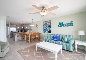 Walk Right on to the BEACH from your Beach Front Townhome - Sleeps 9!