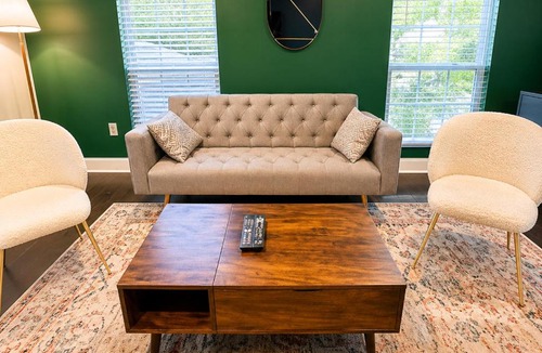 Charlotte House | 3BR Home w Yard & WiFi Sleeps 10