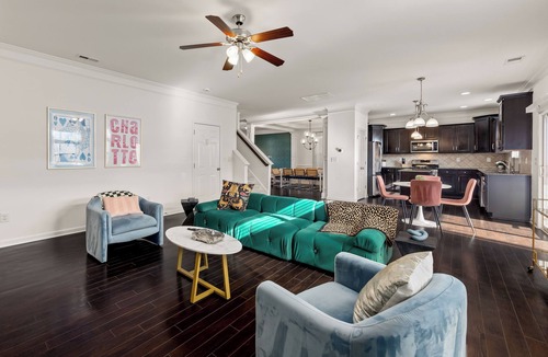 Steele Creek House | 4BR Charlotte Retreat - Fenced Yard + Outlets