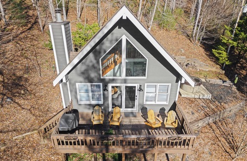Waynesville Cabin | Arya Retreat Mountain Views Hot Tub Pet Friendly Elegant Escape