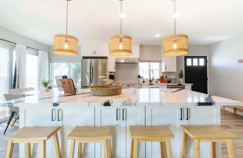 Bay Park House | Bay Park Duplex Oasis w/HotTub & Stunning Views!