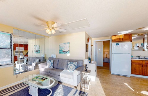 Indian Pass House | Beachfront dune cottage with deck & view of St Vincent Island