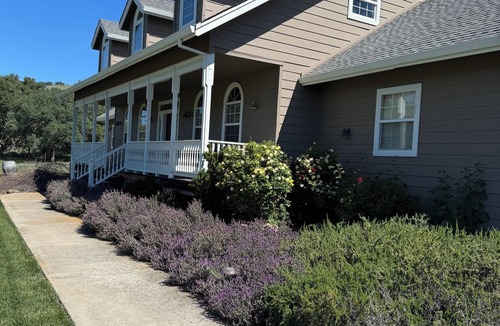 Lotus House | Beauty in the Heart of Coloma Valley: Winery Estate Farmhouse in the Vineyards