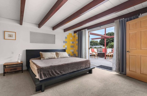 Wooded Area House | Boho-Style Point Loma Retreat, Large Outdoor Deck