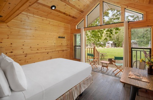 Goleta Cabin | Cabin | Creek Deck + Firepit | No Hidden Fees