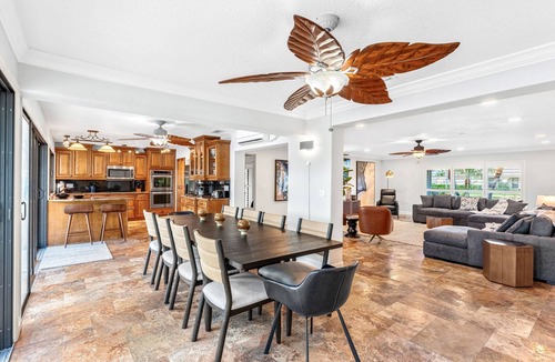 Cocoa Isles House | Canal Access: Boat Lift, Heated Pool & Dock