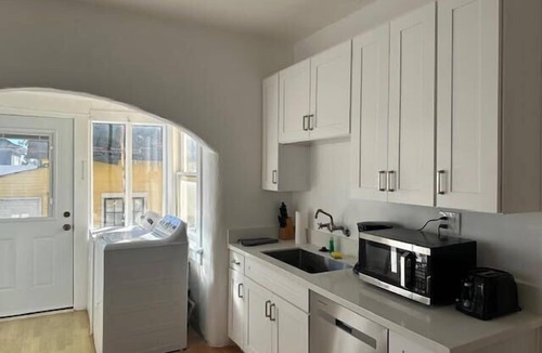 Golden Hill Apartment | Charming Home in Great Location | Backyard + Porch