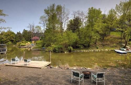 Athens House | Cozy Lake Front Cabin with Hot Tub! Sleepy Hollow