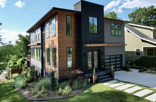Villa Heights House | Designer Custom Home w/ Skyline Views