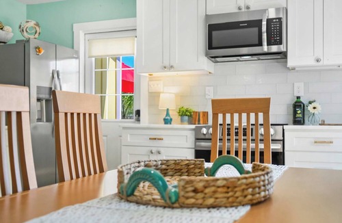 Crescent Beach House | Fire Pit, Tropical Oasis, Steps to Beach, Patio
