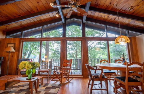 Monterey House | Forest Hollow | Waterfront Kayaks Wood Stove