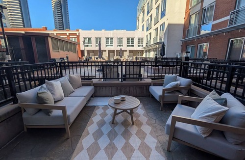 Marina District Condo | Gaslamp Studio, Modern&Serene within walking distance to Petco Park and Harbor.
