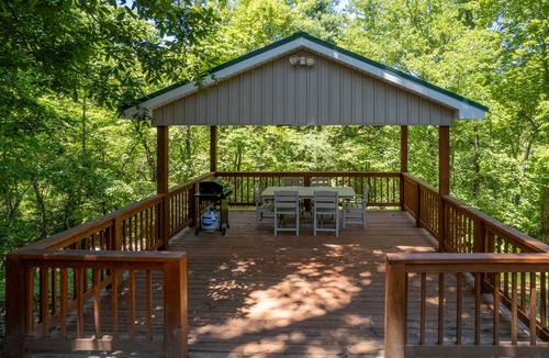 Cherokee Cabin | Hike Inn Bryson-Game Room - Fire Pit - Private Location -Wrap Around Deck