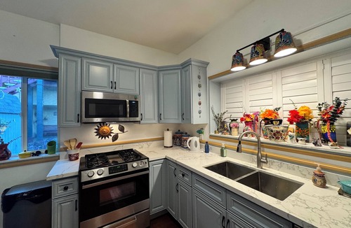 Grant Hill House | Historic city center craftsman: remodeled bathroom, patio, garden, full kitchen