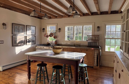 Brainard House | Historic Hudson Valley Farmhouse on 15 Private Acres with Pool