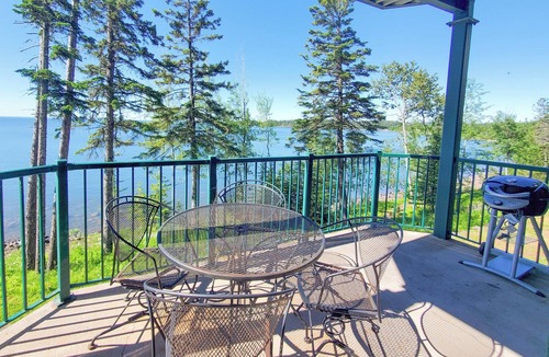 Two Harbors Condo | Lakefront Condo: Pool, Hot Tub, Deck, Fireplaces
