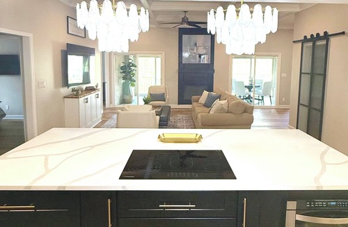 Westport House | Lakefront Luxury Fun 6BR w/Pool & Spa, Private Dock, Game Room, Outdoor Living