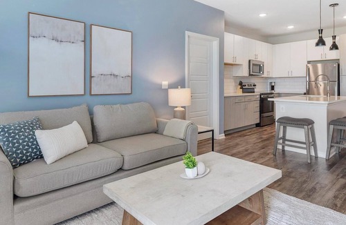 Charlotte Apartment | Landing | Chic 2BD, Yoga Studio, Gym