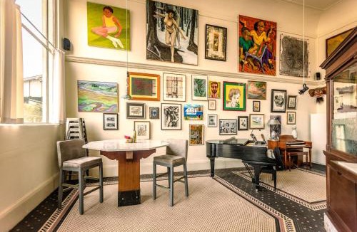 Tomales House | Luxury 1920s Bank Loft, Art Gallery & Music Space in Tomales, CA