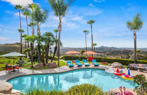 Rancho San Diego House | Luxury Hilltop Estate- Resort Pool & Sunset Views