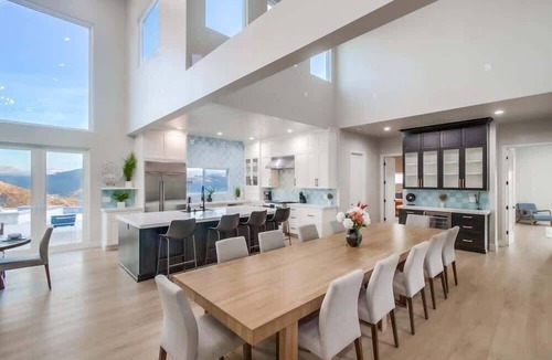 El Cajon House | Luxury Resort Home with Pool, Pickleball Court & Golf Simulator