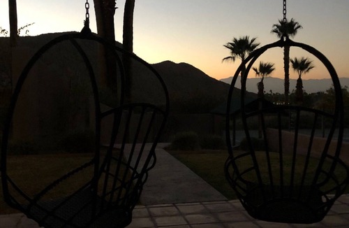 Magnesia Falls Cove House | Luxury Tennis Court Estate, Pool, Spa, 13 min to Indian Wells.