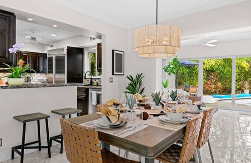 Wilton Manors House | Modern Tropical Oasis, Private Heated Pool, Walkable to Wilton Drive!