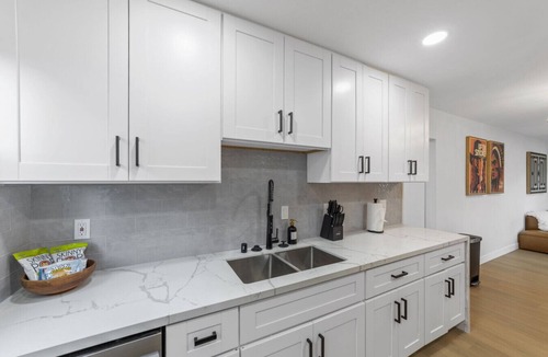 Bay Ho House | NEW! 2BR, 1BA, Outdoor Fireplace, Patio Lounge, Western Vibes, Smart TVs