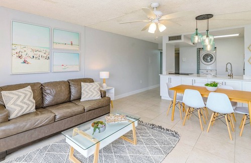Avon By The Sea Condo | Oceanfront - Ground Floor - Steps to the Beach - Next to Cocoa Beach Pier