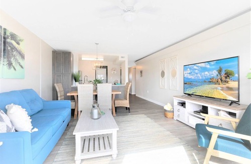Avon By The Sea Condo | On the Sand at Cocoa Beach Pier | Updated Beachfront Condo | Heated Pool & Rooftop Deck