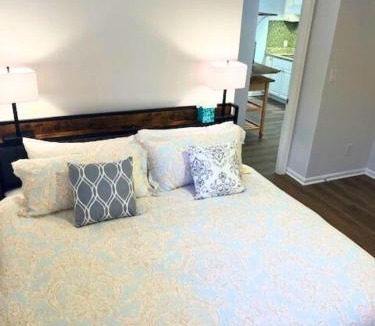 Arlington Apartment | Private Basement APT Near DC Pet Friendly WiFi King Bed Kitchen and More