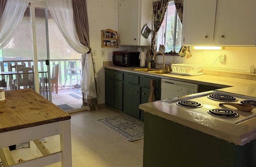 Salyer House | Private Pool Cabin in Nature Dogs Welcome Sleeps 5