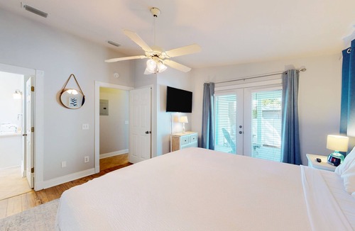 Riviera Beach House | Recently updated home near the beach with enclosed yard, covered porch, W/D, AC