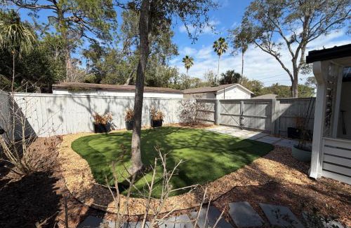 St. Augustine South House | Renovated home with private pool, patio, outdoor fireplace, & grill
