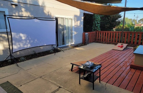 North Park Villa | San Diego's 4-bed Oasis with Hot Tub, Gym, Outdoor Theater & Huge Yard.