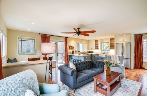 Carmel House | Scenic Carmel Valley Home w/Deck: Steps to River!