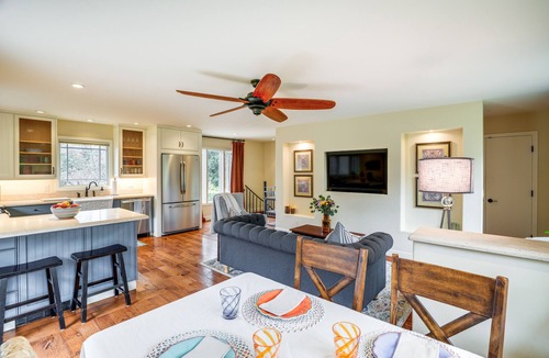 Carmel House | Scenic Carmel Valley Home w/Deck: Steps to River!