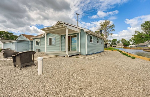 Standish Cottage | Serene Lakefront Standish Home w/Fire Pit & Grill