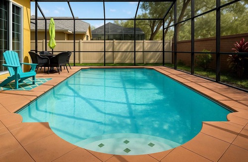 Kirkman South House | Shadow Bay Luxe Home with a Private Screened Pool near Universal Studios.